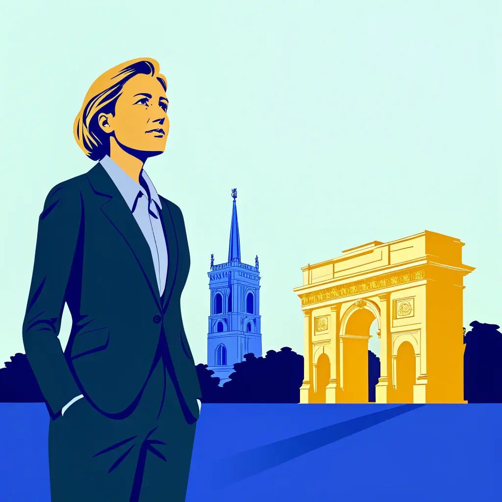Assistance éducative : 5 clés pour comprendre la procédure devant le juge des enfants 6 Portrait d’une avocate devant des monuments emblématiques de Montpellier (Porte du Peyrou, cathédrale Saint-Pierre, etc.).