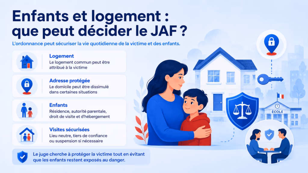 enfant et logement que peut decider le jaf