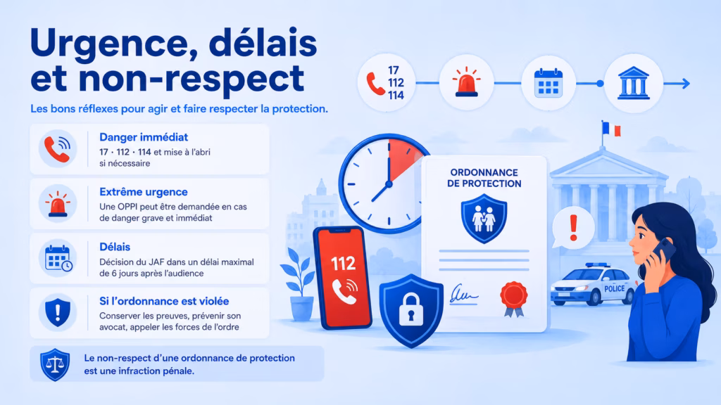 urgence delai non respect
